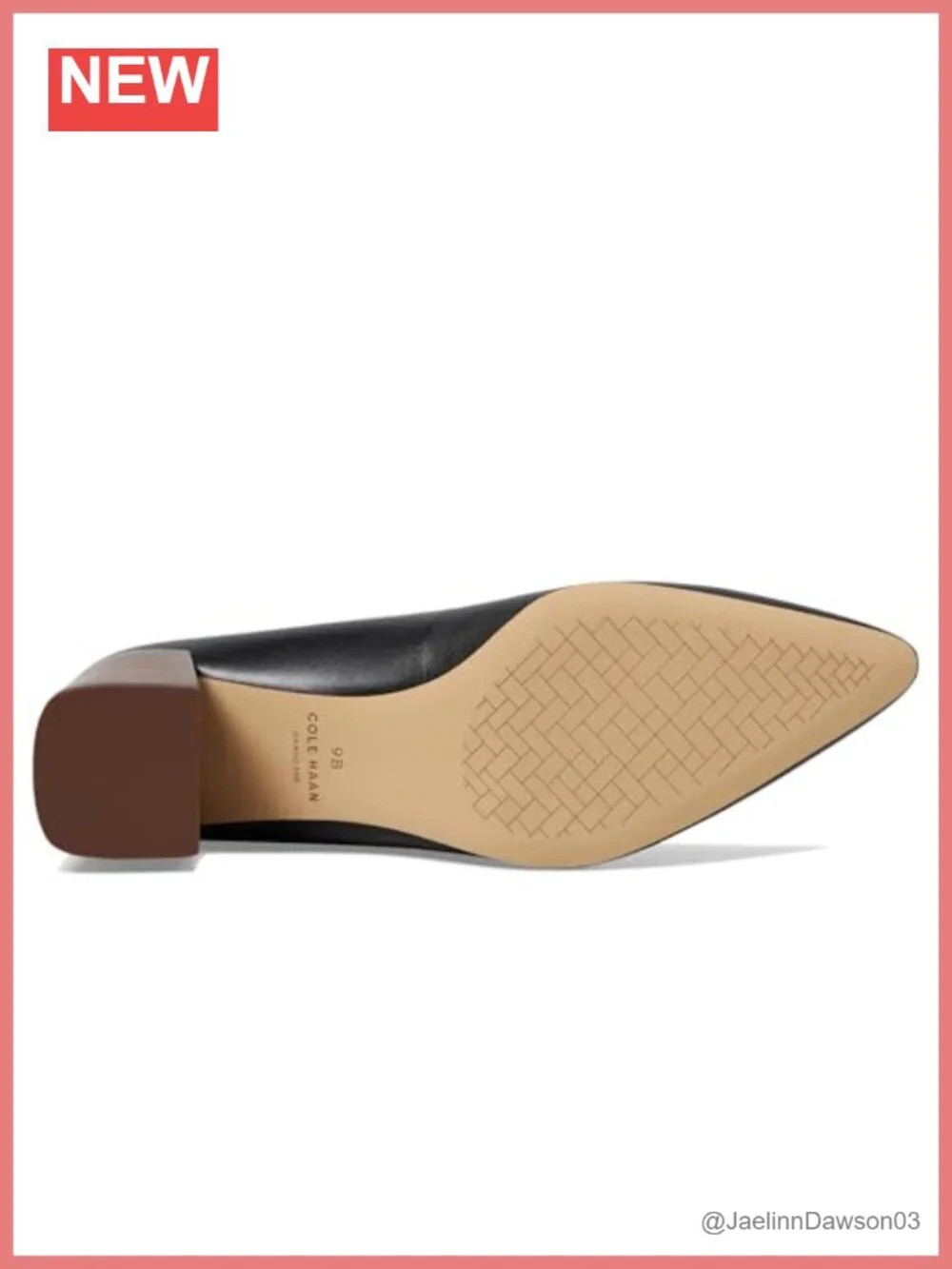 Cole Haan Leather Block Heel Pumps, Comfort Dress Shoes